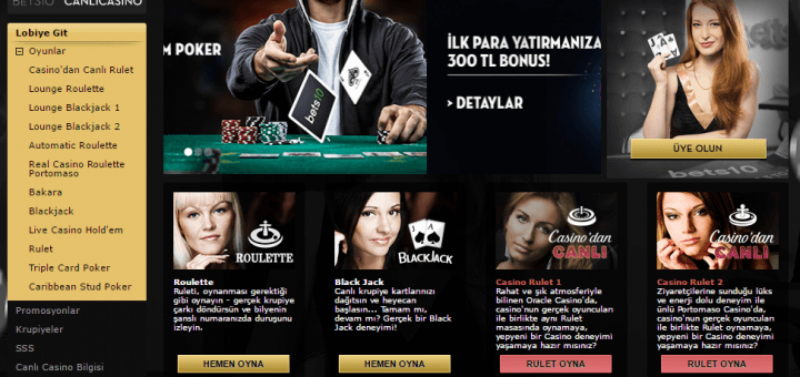 Bets10 Mobil Canlı Casino Tanıtımı